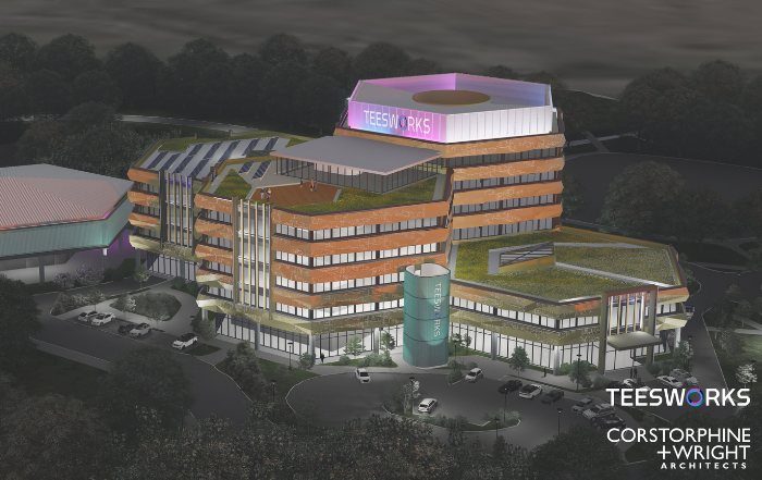 How Steel House Could Look At Night from height | Darlinghon Business Club