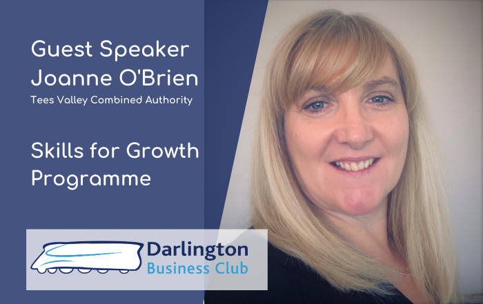 Darlington Business Club Guest Speaker Joanne O'Brien Tees Valley Combined Authority