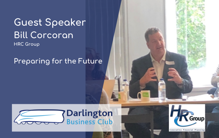 Darlington Business Club Guest Speaker Bill Corcoran HRC Group