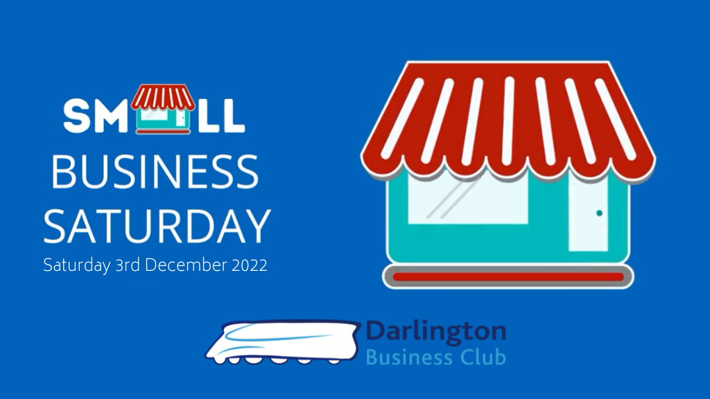 Darlington Business Club support Small Business Saturday 2022