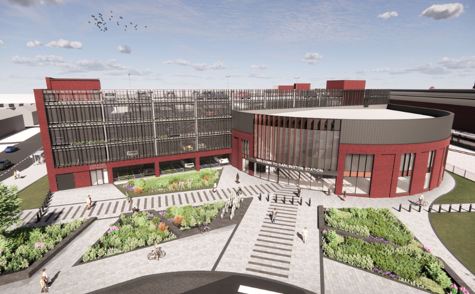An artist's impression of how the new Darlington Station could look | Darlington Business Club
