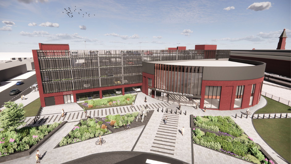 An artist's impression of how the new Darlington Station could look | Darlington Business Club