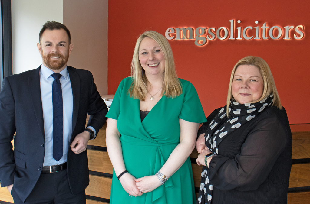 EMG Solicitors’ Wills team takes a step up…